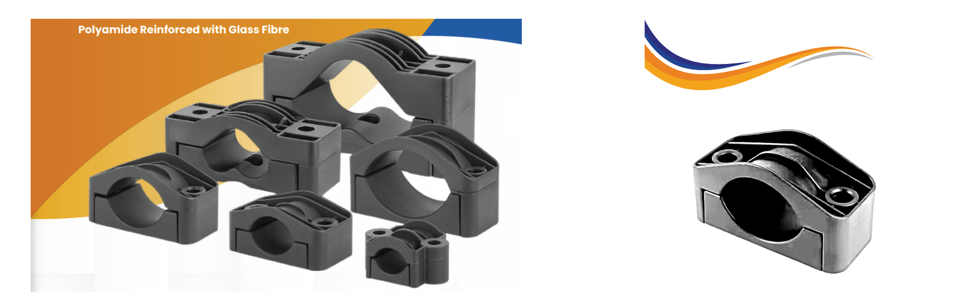 Nylon Plastic Cable Cleats for Cable Support and Management